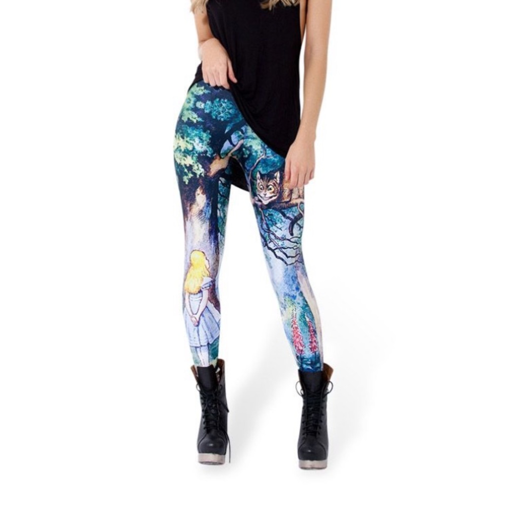 Black milk Cheshire Cat leggings